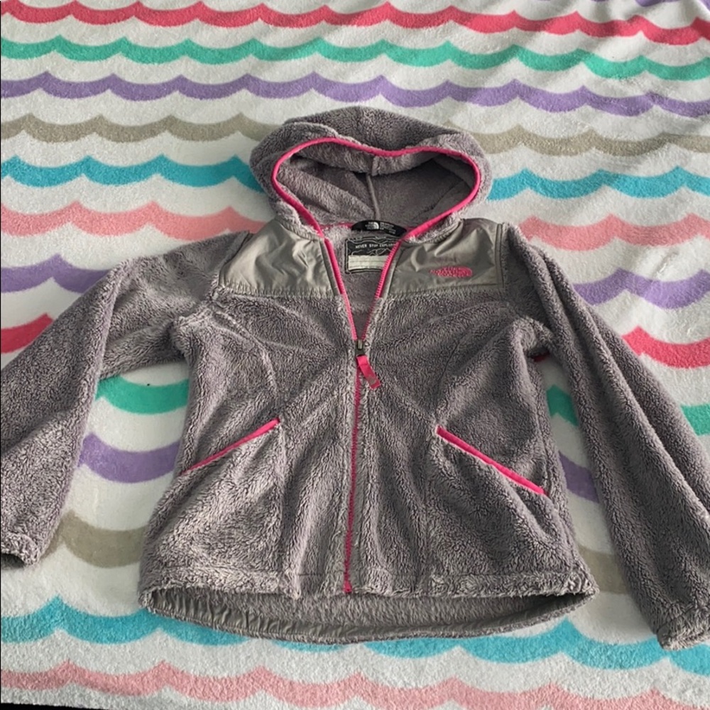 Girls north face fleece